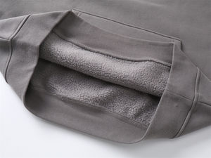 Luxury Unisex <b>Hoodie</b> High Quality 400gsm Heavyweight <b>Fleece</b> Cotton Custom <b>Oversized</b> Green Cropped Hoodies for <b>Men</b> - Product Image 4