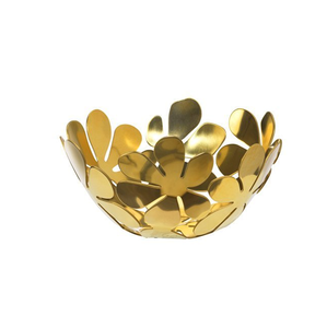 Cuenco de acero único para servir frutas secas, soporte de metal, soporte de hoja de diseñador, tamaño personalizado, cuenco de frutas secas, mesa decorativa - Product Image 6