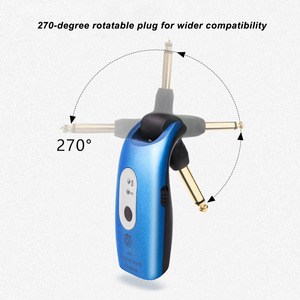 A9 2.4GHz có thể sạc lại không dây guitar hệ thống Guitar Transmitter & <span class=keywords><strong>Receiver</strong></span> Set gió điện cụ Pickup loại - Product Image 2