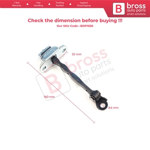 สายรัดสำหรับตรวจสอบหน้าประตูหลัง2ชิ้นสำหรับ Micra MK4 K13 K13K K13KK 2011-2022 824301HB0A - Product Image 5