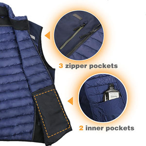 Chalecos acolchados para hombre de nuevo estilo, multicolor, hechos en poliéster 100%, sin mangas, transpirables con diseño y marca personalizados - Product Image 6
