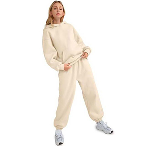 Ropa Deportiva de Fabricante OEM, Traje Deportivo para Mujer de Talla Grande, Sudadera Informal Personalizada, Chándal - Product Image 5