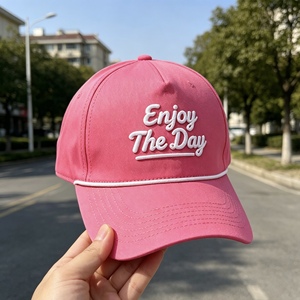Custom Logo Embroidery <b>Hat</b> Golf Trucker <b>Hat</b> Baseball Cap Running Cap with Rope & Adjustable Sun <b>Hat</b> for Outdoor Sports - Product Image 6