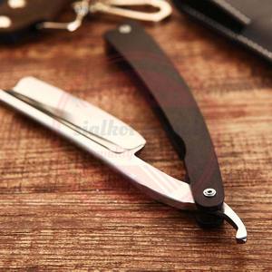 Carbon Steel Barber Wooden Handle Safety Straight Blade <b>Razor</b> for Man\Professional Wholesale Barber <b>Razors</b> - Product Image 3
