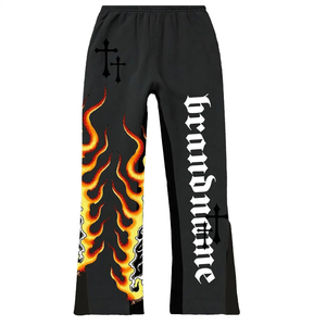 Jersey de algodón 100% hecho a medida, chándal de dos piezas de gran tamaño de talla grande para hombre, Sudadera con capucha French Terry para chándal - Product Image 5