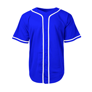 Maillot de baseball respirant et anti-humidité de haute qualité avec logo personnalisé, styles à deux boutons, manches courtes, pour hommes et femmes, softball - Product Image 1