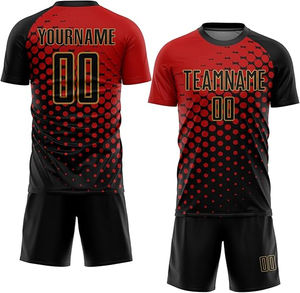 Uniforme de Fútbol 100% Poliéster, Tela Deportiva Suave, Elástica en Cuatro Direcciones, Transpirable, para Juegos Escolares, Torneos de Fútbol, Entrenamiento de Equipo - Product Image 4