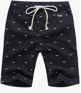 ขายส่งผู้ชายขนาดใหญ่และสูง Messenger Cargo สั้นผ้าฝ้าย 100% พิมพ์ขนาดปกติพร้อมเครื่องซักผ้าปิดปุ่มนําเข้า - Product Image 5