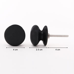 SHUBHAM rétro céramique porcelaine poignées Vintage porte boutons forme tiroir placard casier tire moderne commode chambre armoires - Product Image 4