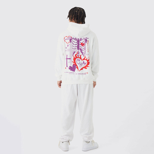 Survêtement Lavage à l'acide de haute qualité Nouveau design Polyester respirant Anti-boulochage Vêtements d'hiver Poids lourd Logo imprimé personnalisé - Product Image 2