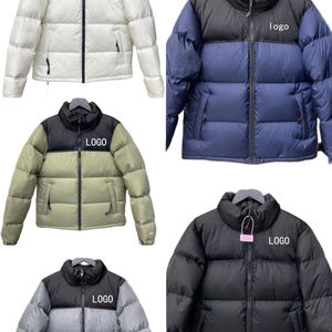 Chaquetas para hombre, chaqueta para hombre, chaqueta acolchada cálida ligera de invierno con logotipo personalizado, prendas de vestir exteriores impermeables a prueba de viento, ropa de calle de moda - Product Image 1