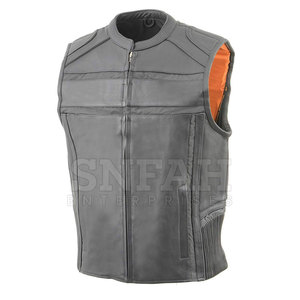 เสื้อกั๊กหนังแขนกุดลำลองสำหรับผู้ชายขนาดใหญ่พิเศษเสื้อผ้าแฟชั่นสำหรับฤดูหนาวลดราคาออนไลน์ - Product Image 4