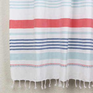 Hot Summer Sales 100% Cotton 200 GSM Yarn Dyed Dobby Design <b>Beach</b> <b>Towels</b> with 2 Sides Fringes 70x170 CMS Woven Made in India - Product Image 2