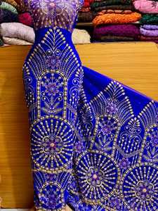 AWAIS HOUSE Ropa Africana Kanga Ecológica Ligera de Talla Grande con Bordado de Encaje en Tela de Poliéster para Ocasiones Especiales para Mujer - Product Image 4