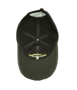 Chapeaux de papa vintage personnalisables, casquettes de baseball 6 panneaux non structurées, pierre jaune délavée avec logo brodé pour les affaires sportives - Product Image 5