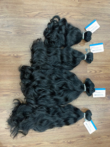 Vente 2025 Cheveux naturels bruts à cuticules alignées du Vietnam, extensions de cheveux humains ondulés, sans perte ni nœuds, lots de cheveux non traités - Product Image 4