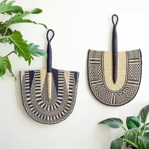 Natural Seagrass Handheld <b>Fans</b> for Wedding Gift <b>Wall</b> Decor Multifunctional Sea Grass <b>Fan</b> by Viet Fargimex - Product Image 2