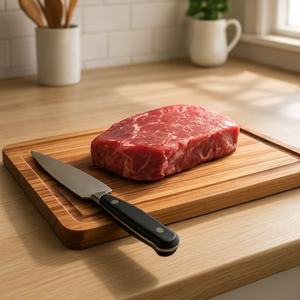 Tabla de Madera para Servir, Tabla de Cortar de Madera de Teca, Tabla de Cortar de Madera de Caoba, Utensilios de Cocina - Product Image 5