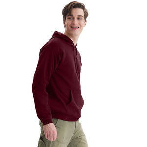 Performance Big Sweat à capuche pour homme Coton polaire Couleur noire Sweat à capuche thermique Marque privée Sweats à capuche gris - Product Image 3