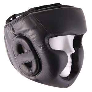 New Design Wholesale <b>Head</b> Guard Boxing Adjustable Helmet Boxing <b>Training</b> <b>Head</b> Guard on Sale Made With Pure Leather - Product Image 4