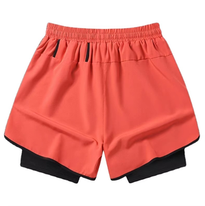 Tabla de surf de secado rápido de doble capa, pantalones cortos de playa, bañadores, forro de compresión, pantalones cortos 2 en 1 de doble capa - Product Image 3