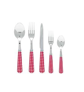 Vente en gros de couverts de qualité exceptionnelle à bas prix, ensemble de couverts en acier inoxydable à manche bleu, cuillère, couteau, fourchette, pour hôtel, bureau, maison - Product Image 4