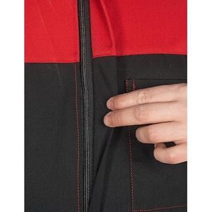 CBF Balducci Group S.p.A. Overol de Trabajo Resistente con Múltiples Bolsillos, Elegante en Negro/Rojo, Ropa de Trabajo Versátil, 65% Poliéster, 35% Algodón - Product Image 4