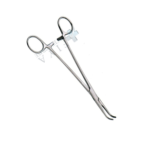 Lahey Tailles personnalisées Pince manuelle en acier inoxydable pour conduit biliaire Pince pour conduit biliaire 19cm-23.5cm Base d'instrument chirurgical - Product Image 4