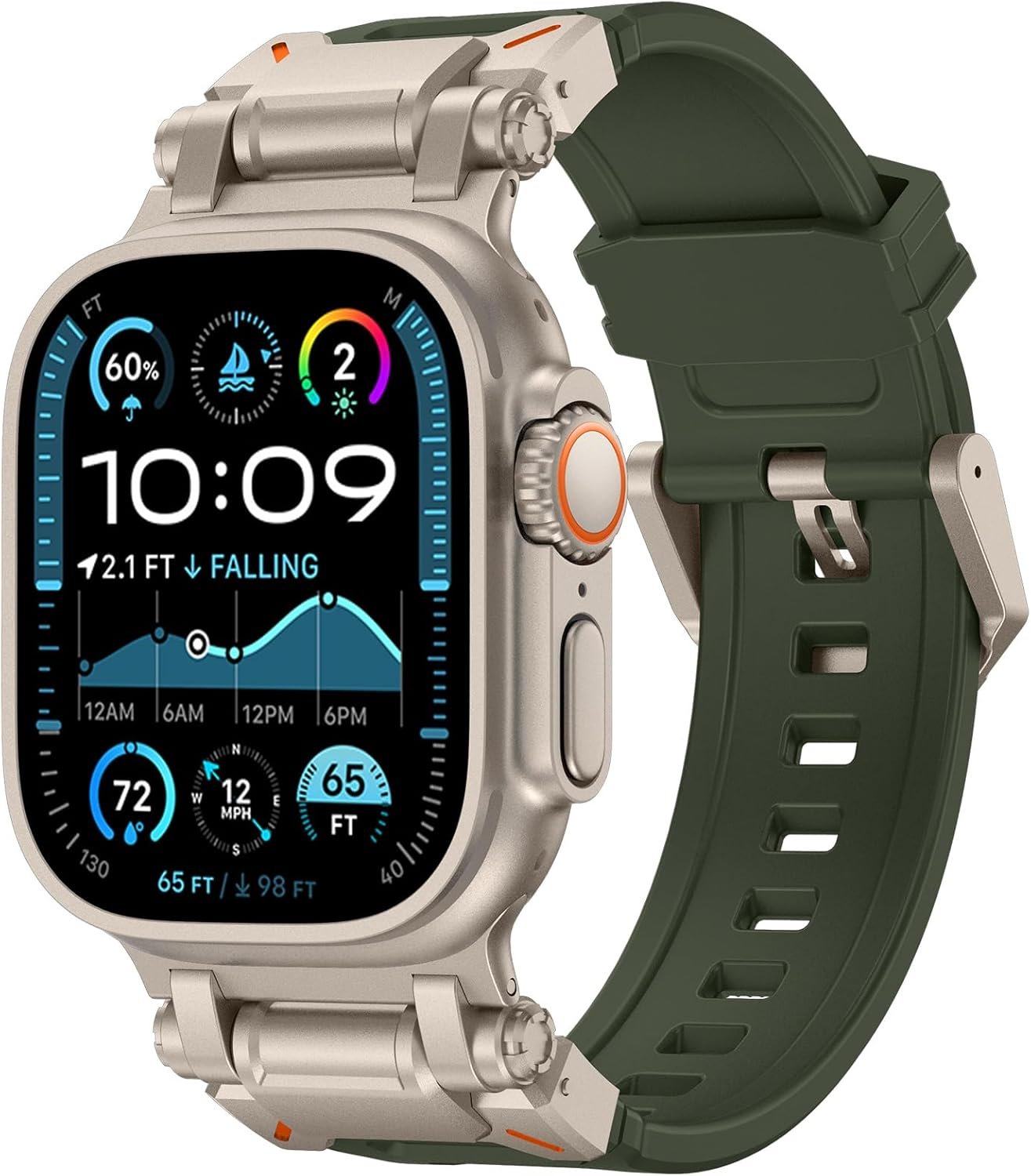 อะแดปเตอร์ไทเทเนียม-อาร์มี่กรีน