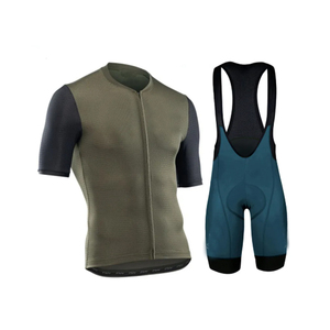 Cómodo conjunto de pantalones cortos con babero de Jersey de ciclismo con logotipo personalizado, diseño sublimado, camisetas personalizadas antiestilo - Product Image 4