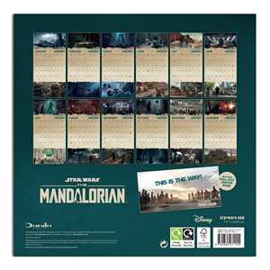 ปฏิทินแมนดาโลเรียนดีไซน์ทันสมัยปี 2025 พร้อมโปสเตอร์ขนาดเล็กสำหรับติดผนัง - Product Image 5