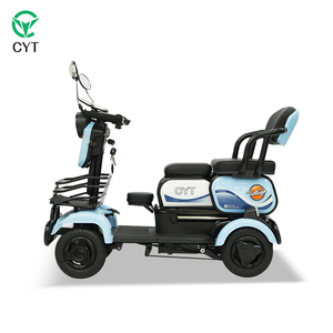 Scooter Eléctrico para Exteriores Marca <span class=keywords><strong>CYT</strong></span> para Personas Mayores con Asientos Cómodos para Varias Personas, Instrumento LCD y Luces <span class=keywords><strong>LED</strong></span> - Product Image 5