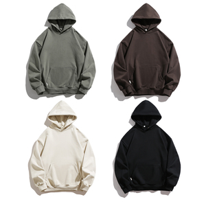 Hombres Puff impresión bordado personalizado Unisex sudaderas con capucha de alta calidad polar de gran tamaño Sudadera con capucha Unisex Heavyweight Hoodies - Product Image 1