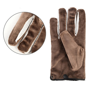 Gants en cuir décontractés d'hiver en gros pour unisexe, gants simples et élégants pour l'hiver - Product Image 6