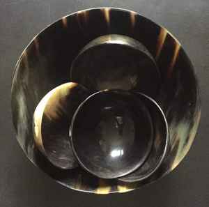 Corne de vache naturelle de haute qualité bol de service de plat de Style européen jetable écologique pour l'utilisation d'affichage de cuisine de luxe à bas prix - Product Image 2