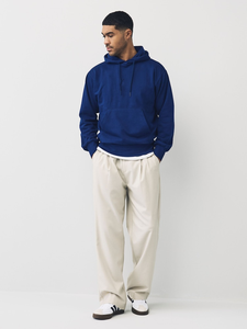 New Blue Custom Hoodies Wholesale High Quality 100% Cotton Fashion Heavyweight Casual Men's Hoodies - Product Image 2