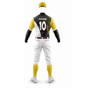 Conjuntos de Uniformes de Béisbol Transpirables para Hombre de Talla Grande, Personalizables, 100% Poliéster, Secado Rápido, Sostenibles, Tela VIENNA INDUSTRY de 300g - Product Image 3