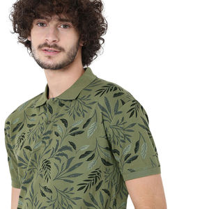 Venta al por mayor de lujo de los hombres para la camisa de polo personalizado bordado de tela de algodón con el logotipo de los polos de los hombres de talla grande - Product Image 6