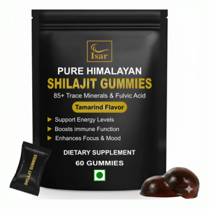 Gomitas de Shilajit del Himalaya Naturales y Puras de Marca Propia con Más de 85 Minerales Traza y Ácido Fúlvico para Apoyar el Aumento de Energía y el Sistema Inmunitario - Product Image 1