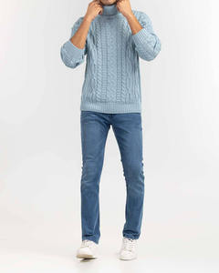 Pulls pour hommes en laine épaisse respirante, décontractés, solides, nouvelle collection automne, tissu de qualité supérieure, couleur et logo personnalisés - Product Image 5