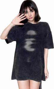 Nouveaux t-shirts vintage surdimensionnés pour hommes 2025, impression hip-hop rappeur, lavage à l'acide, streetwear, graphique, coton, manches courtes, chemise noire - Product Image 3