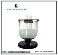 Kit d'étude de la forme des gobelets en verre avec cadre métallique et double tube pour usage éducatif, marque CISCO, modèle CISCO-3014