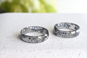 Anillos de Resina Acrílica, Forma Redonda, Hechos a Mano, Anillo de Amor, Joyería para Mujer, Suministro al por Mayor al Mejor Precio - Product Image 4