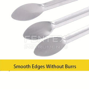 Juego de 3 Espátulas y Cucharas de Laboratorio de Acero Inoxidable Personalizables para Mezclar, Muestrear, Llenar Cápsulas y Pastillas - Product Image 4