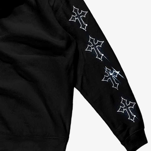 2025 nuevas sudaderas con capucha de diamantes de imitación de moda térmica Venta caliente ropa de calle Sudadera con capucha con cremallera completa Sudadera con capucha de precio más bajo - Product Image 6