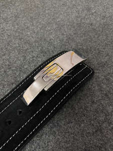 เข็มขัดยกน้ำหนัก Pu คุณภาพพรีเมียม ป้องกันขั้นสูง ปรับแต่งโลโก้ได้ ทนทาน ปรับได้ รองรับหลังส่วนล่าง - Product Image 4