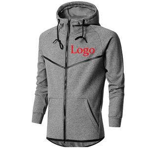 Directo de fábrica ODM Chándal para hombre Logotipo personalizado 100% Algodón Sudadera con capucha Elegante cremallera de cara completa con la mejor venta Tamaño 6XL Invierno - Product Image 1