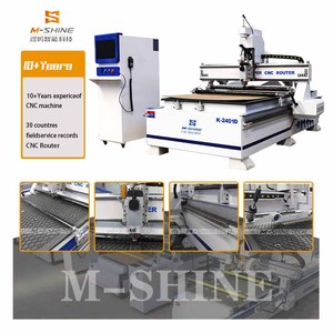 Machine de gravure CNC Jinan M-shine MS8-1325 ATC à changement d'outil automatique pour la fabrication de meubles - Product Image 1