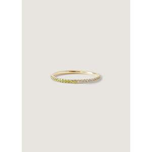 Two-in-One Adjustable Rose Gold Plated Birthstone <b>Ring</b> Fashionable Trendy Pav <b>Peridot</b> Inlay Oval Cut Diamond Shape - Product Image 1