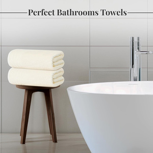 100% coton ensemble de serviettes de bain hôtel usage domestique doux absorbant séchage rapide serviettes pour salle de bain Spa Gym luxe main visage serviette en gros - Product Image 3